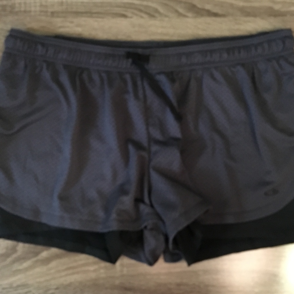 Champion dual-layer shorts - NWOT